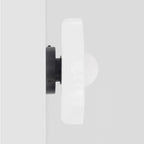 Retro Glass Flush Mount Ceiling Light With Warm LED Glow — Halden Lighting
