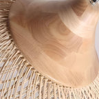 Bohemian Rattan Pendant Light With Warm LED Glow — Halden Lighting
