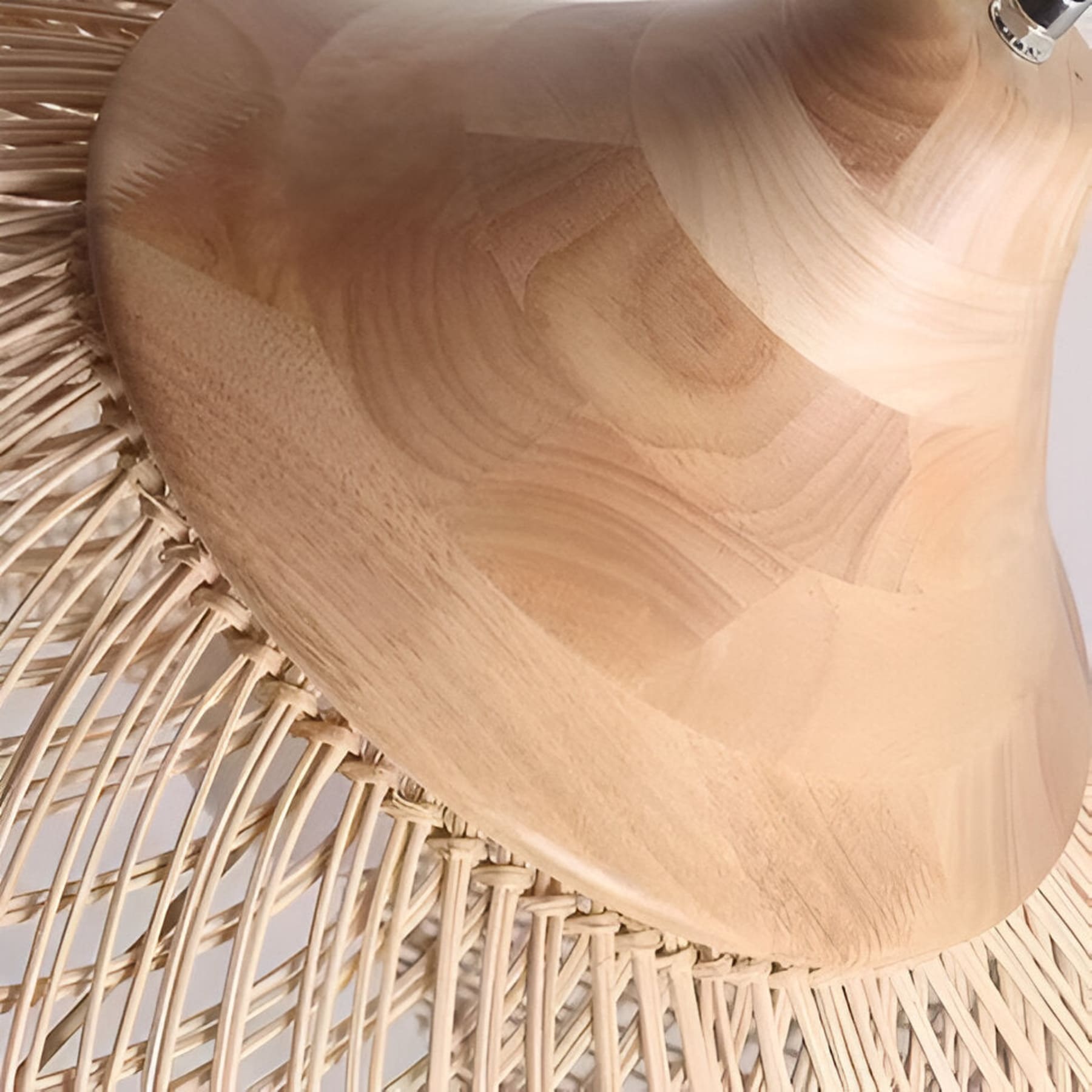 Bohemian Rattan Pendant Light With Warm LED Glow — Halden Lighting