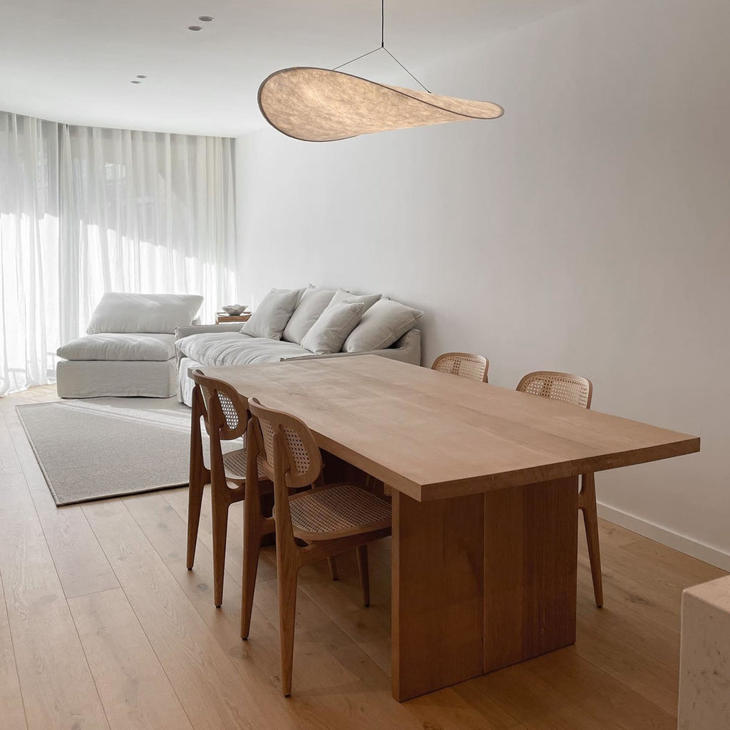 Modern Round Pendant Light With Stepless Dimming — Halden Lighting