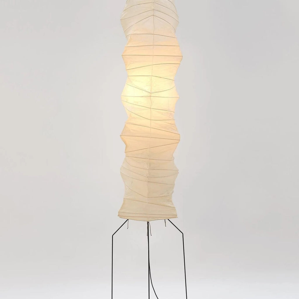 Modern Rice Paper Floor Lamp for Living Room and Bedroom — Halden Lighting