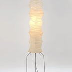 Modern Rice Paper Floor Lamp for Living Room and Bedroom — Halden Lighting