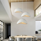 Modern Stone Pendant Light With Matte Finish for Living Room — Halden Lighting