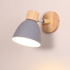 Modern Wood Wall Light With Matte Finish — Halden Lighting