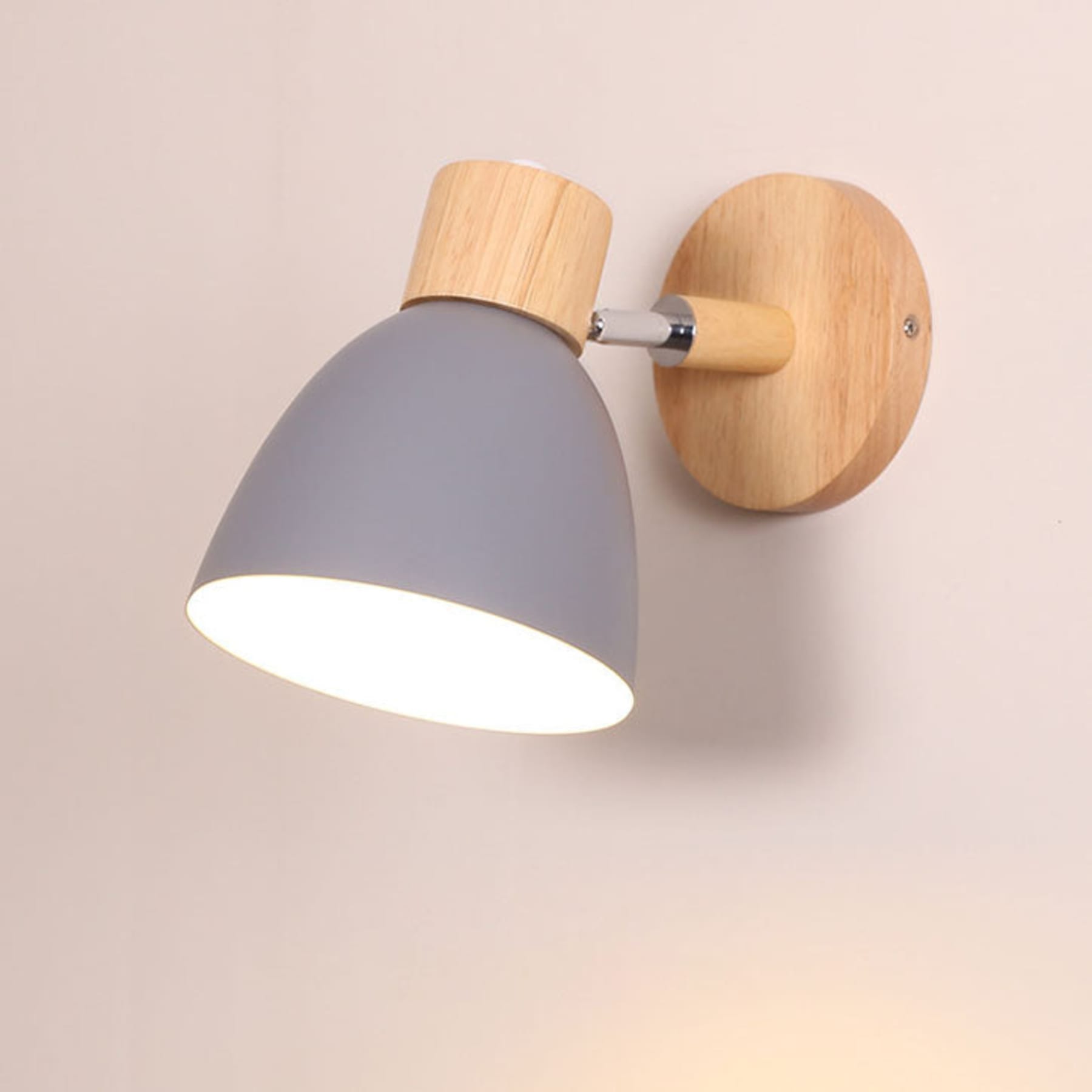 Modern Wood Wall Light With Matte Finish — Halden Lighting