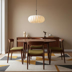 Modern Fabric Pendant Light for Living and Dining Rooms — Halden Lighting