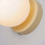Modern Glass Wall Light With Warm LED Glow — Halden Lighting