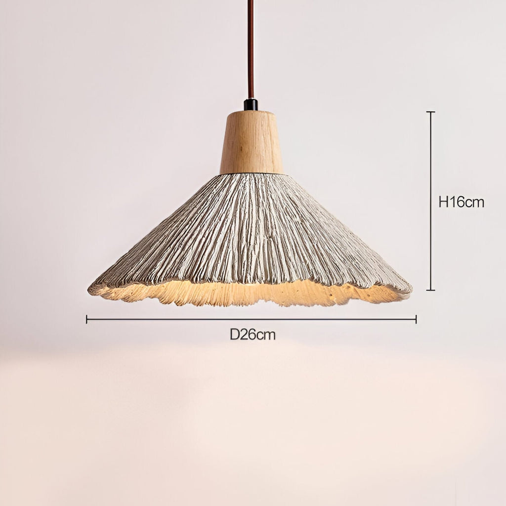 Modern Concrete Pendant Light With Warm LED Glow — Halden Lighting