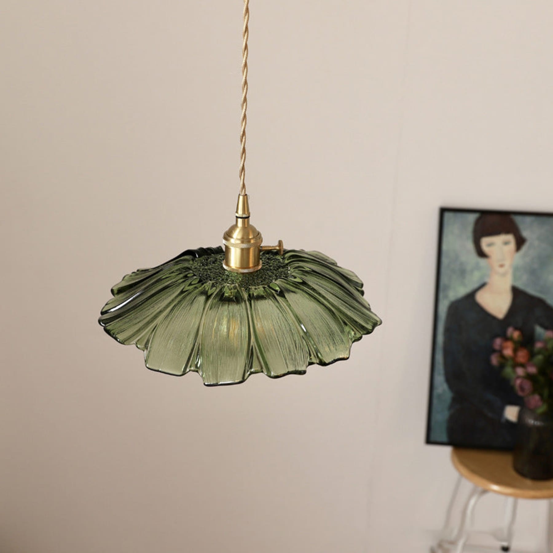 Bohemian Glass Pendant Light With Warm LED Glow — Halden Lighting