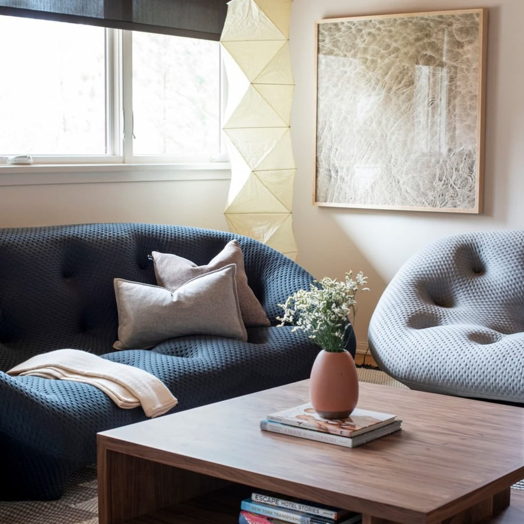 Modern Rice Paper Floor Lamp for Living Room and Bedroom — Halden Lighting