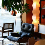 Modern Rice Paper Floor Lamp for Living Room and Bedroom — Halden Lighting
