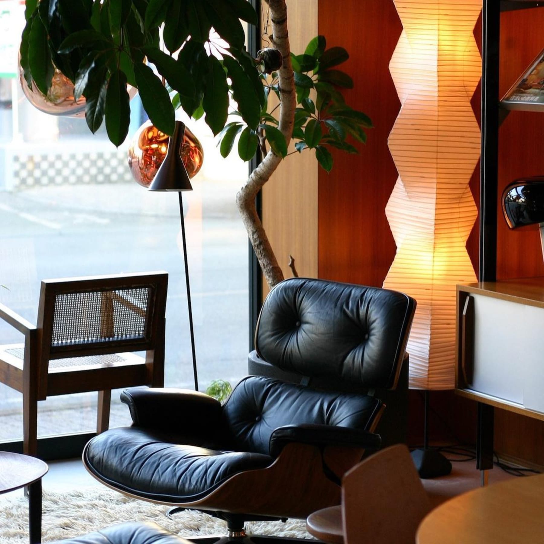 Modern Rice Paper Floor Lamp for Living Room and Bedroom — Halden Lighting