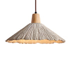 Modern Concrete Pendant Light With Warm LED Glow in Ø26 x 16 cm (Ø10.2" x 6.3") — Halden Lighting