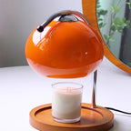 Modern Wood And Glass Table Lamp With Daylight Glow — Halden Lighting