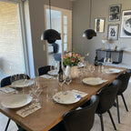 Modern Metal Dome Pendant Light With Integrated LED for Kitchen and Dining — Halden Lighting