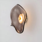 Modern Glass Wall Light With Warm LED Glow — Halden Lighting