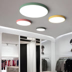 Modern Metal Flush Mount Ceiling Light With Stepless Dimming — Halden Lighting