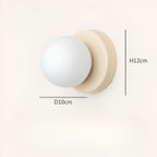 Modern Glass Wall Light With Warm LED Glow — Halden Lighting