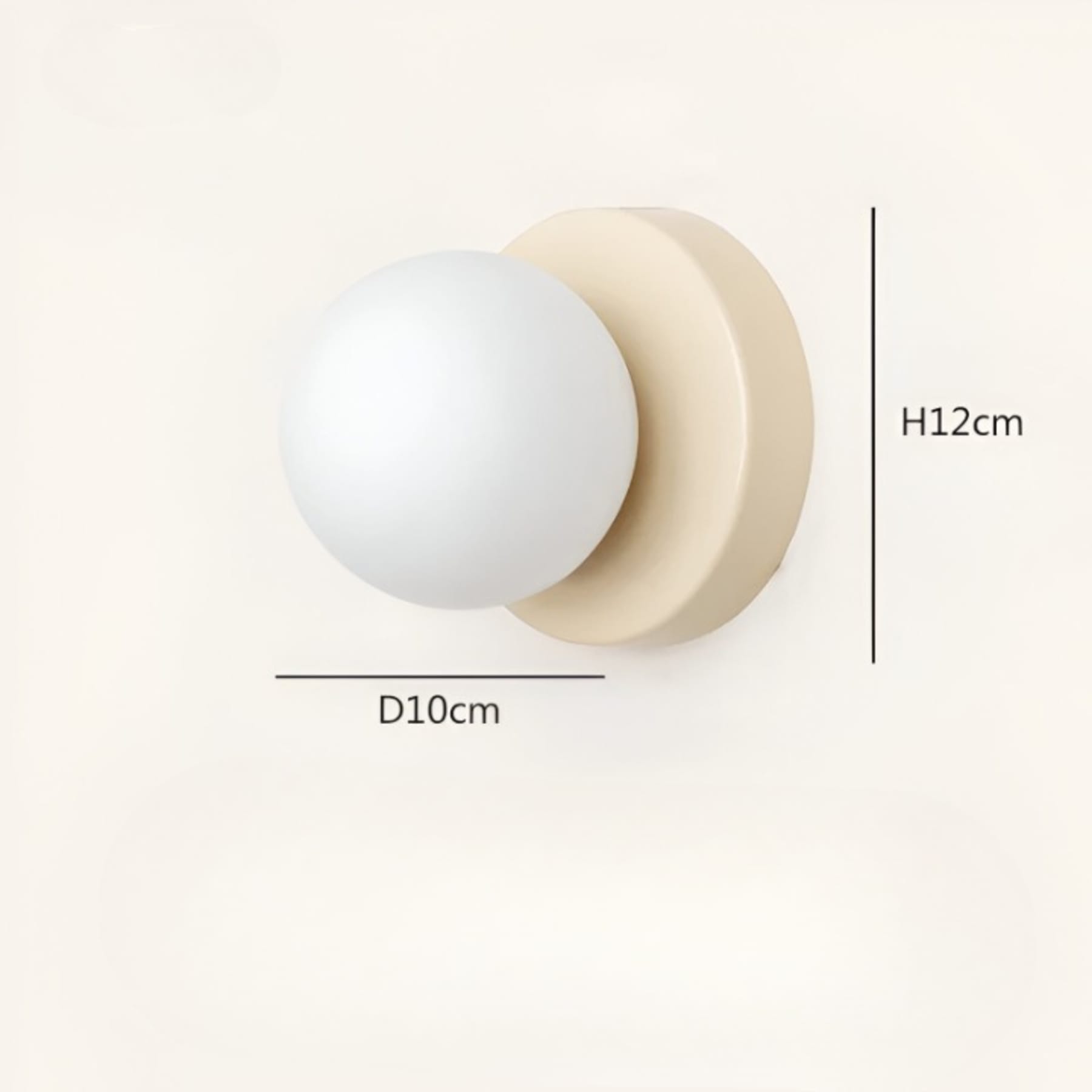 Modern Glass Wall Light With Warm LED Glow — Halden Lighting