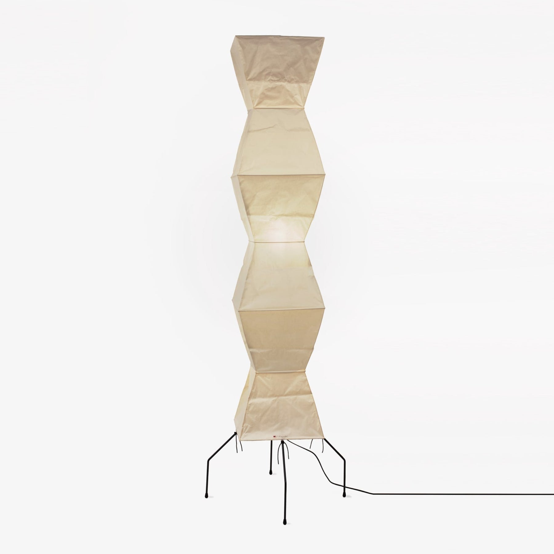 Modern Rice Paper Floor Lamp for Living Room and Bedroom — Halden Lighting