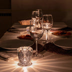 Modern Crystal Table Lamp With Warm LED Glow for Living Room — Halden Lighting