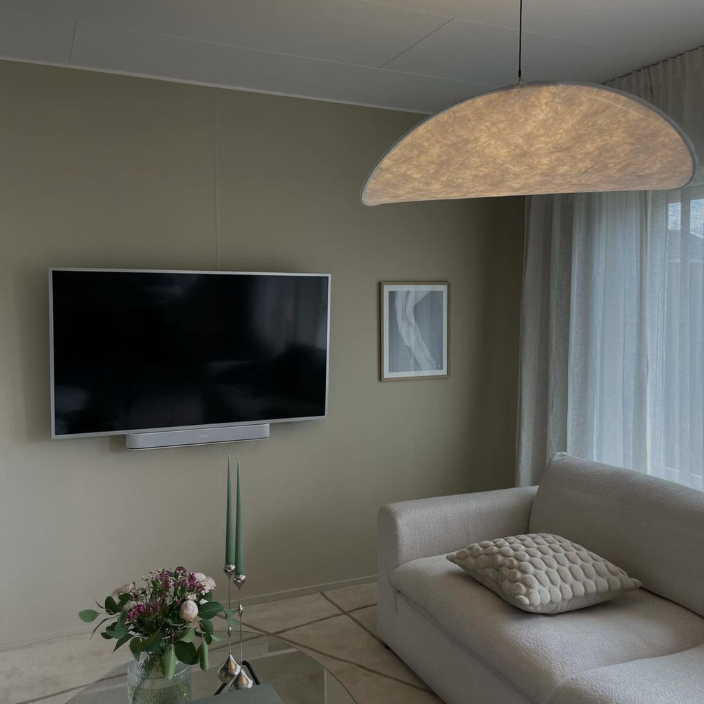 Modern Round Pendant Light With Stepless Dimming — Halden Lighting