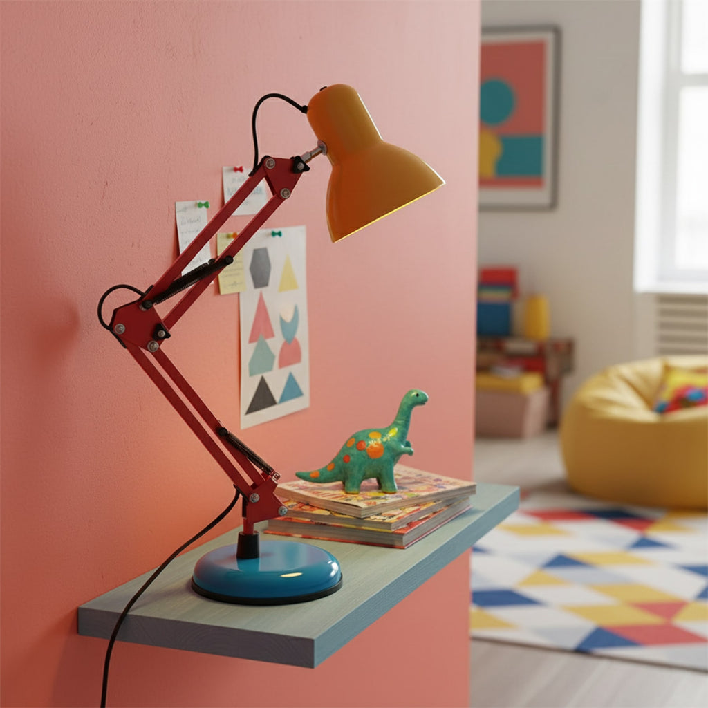 Modern Metal Table Lamp With Bulb Included for Home Office — Halden Lighting