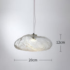 Modern Glass Pendant Light With Warm LED Glow — Halden Lighting