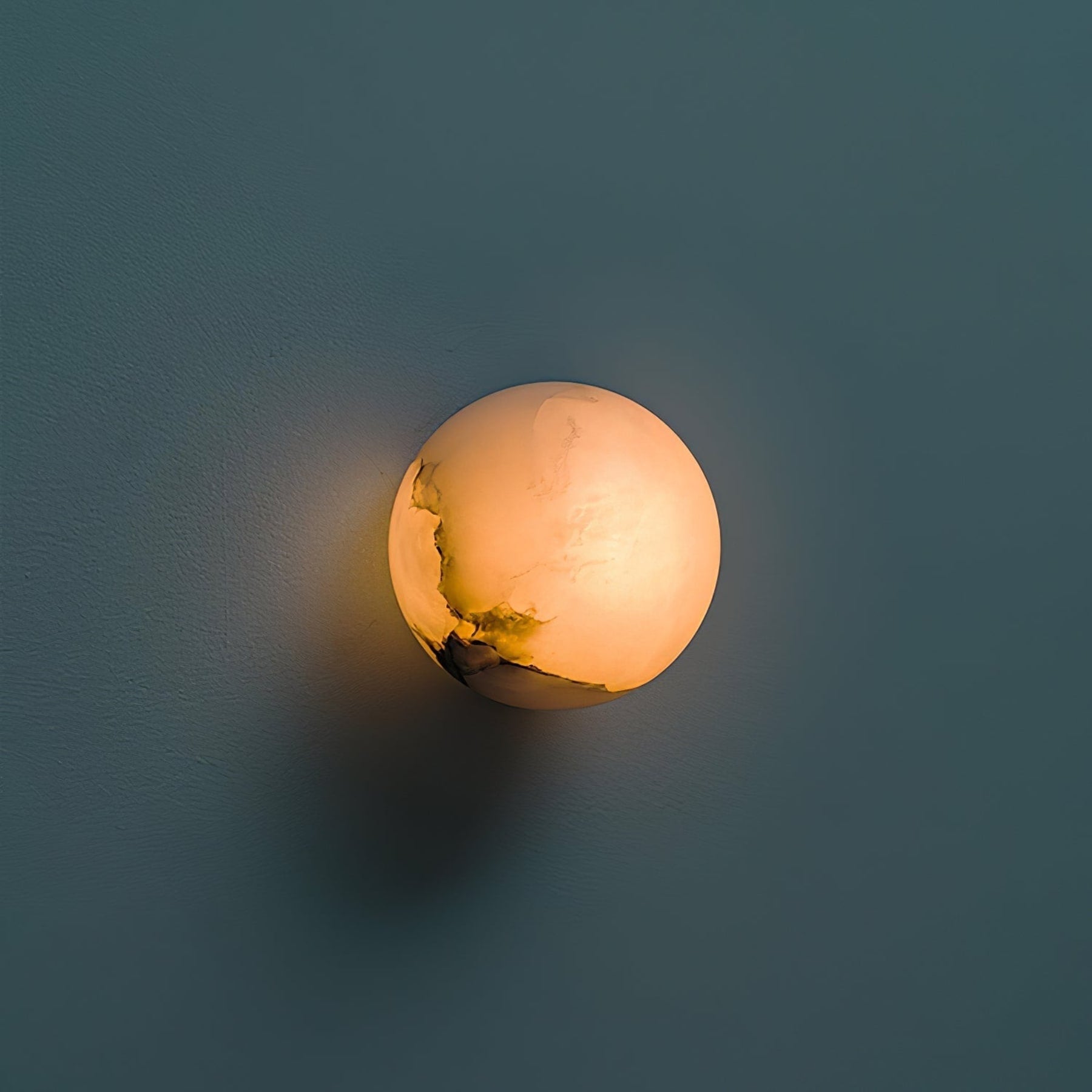 Marble Modern Wall Light With Warm LED Glow — Halden Lighting