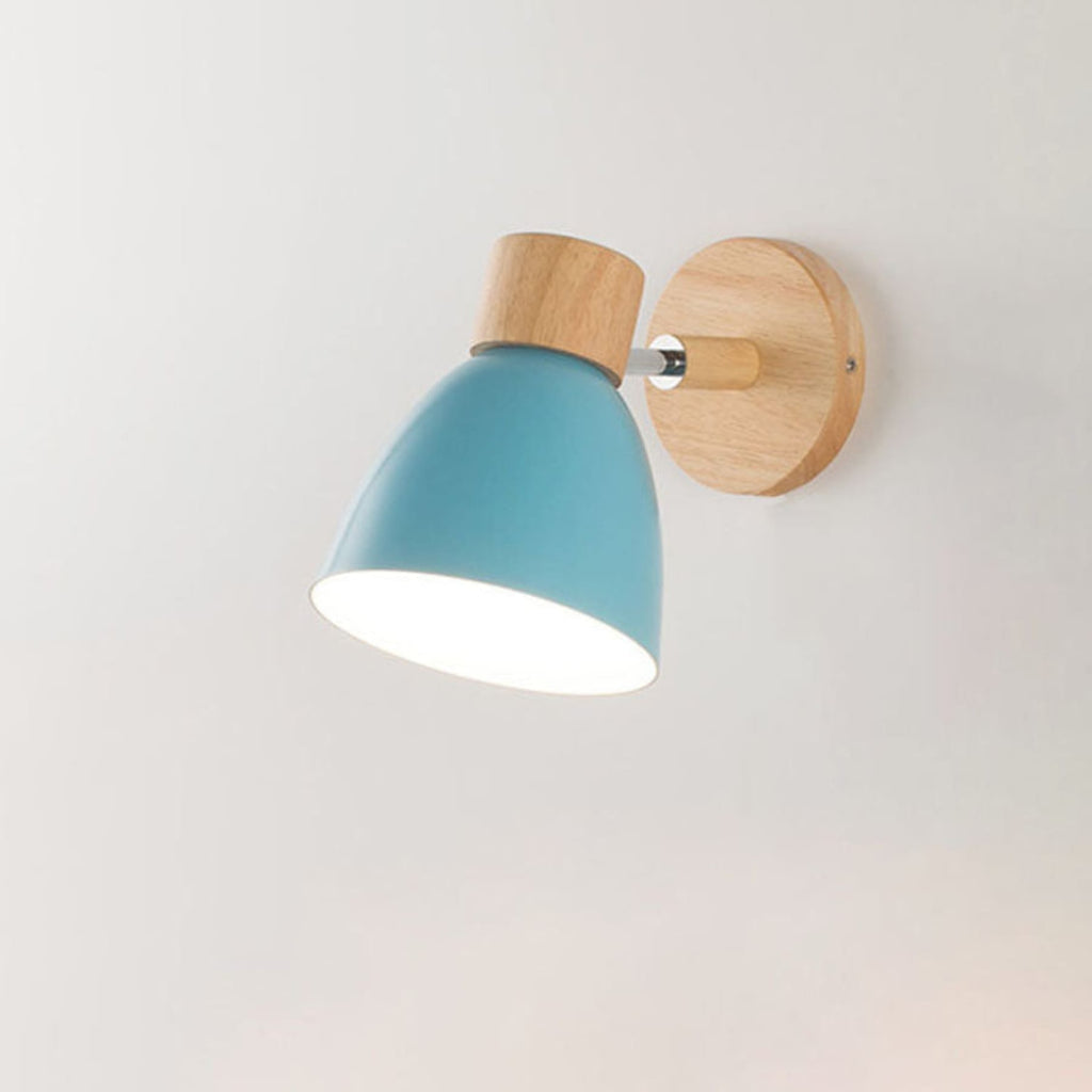 Modern Wood Wall Light With Matte Finish — Halden Lighting