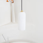 Modern Marble Pendant Light With Warm LED Glow — Halden Lighting