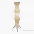 Modern Rice Paper Floor Lamp for Living Room and Bedroom — Halden Lighting