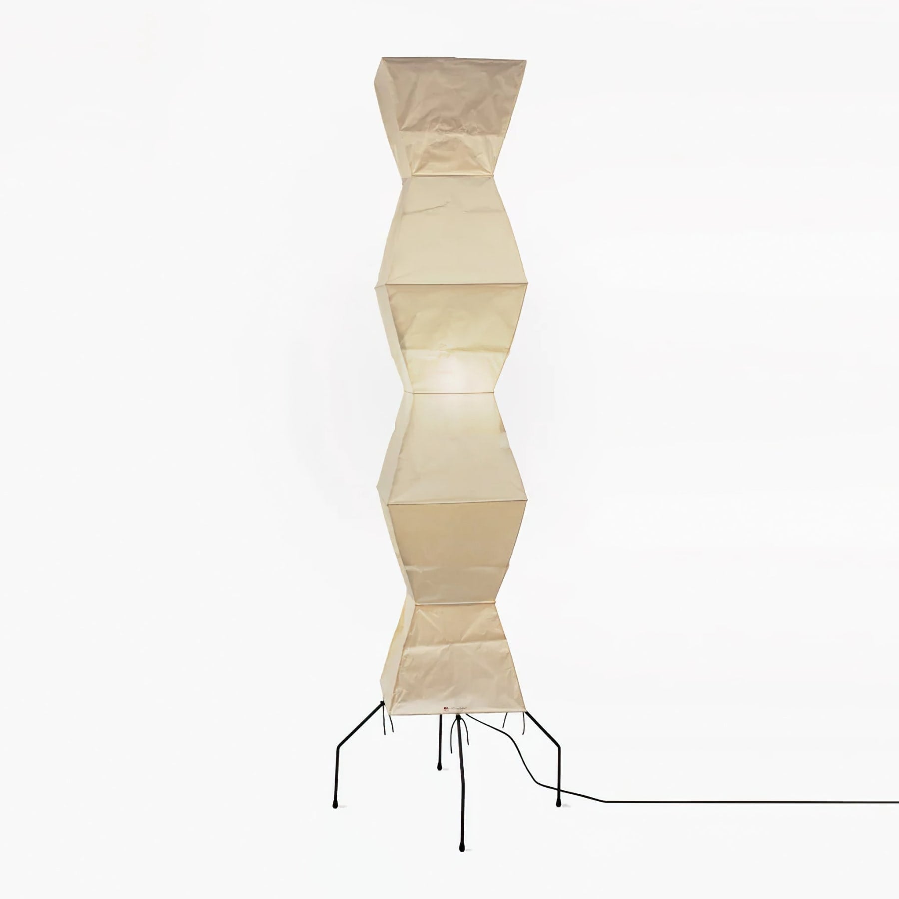 Modern Rice Paper Floor Lamp for Living Room and Bedroom — Halden Lighting