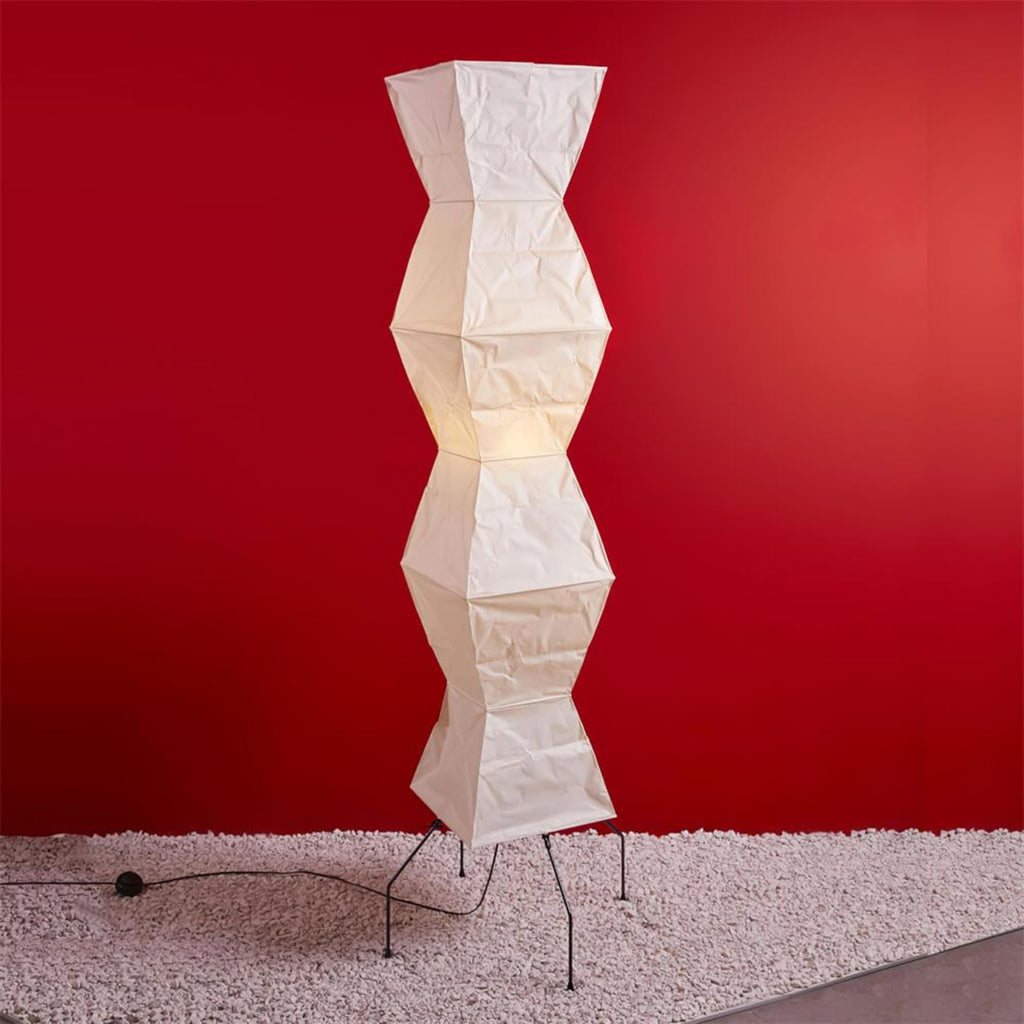 Modern Rice Paper Floor Lamp for Living Room and Bedroom — Halden Lighting