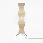 Modern Rice Paper Floor Lamp for Living Room and Bedroom — Halden Lighting