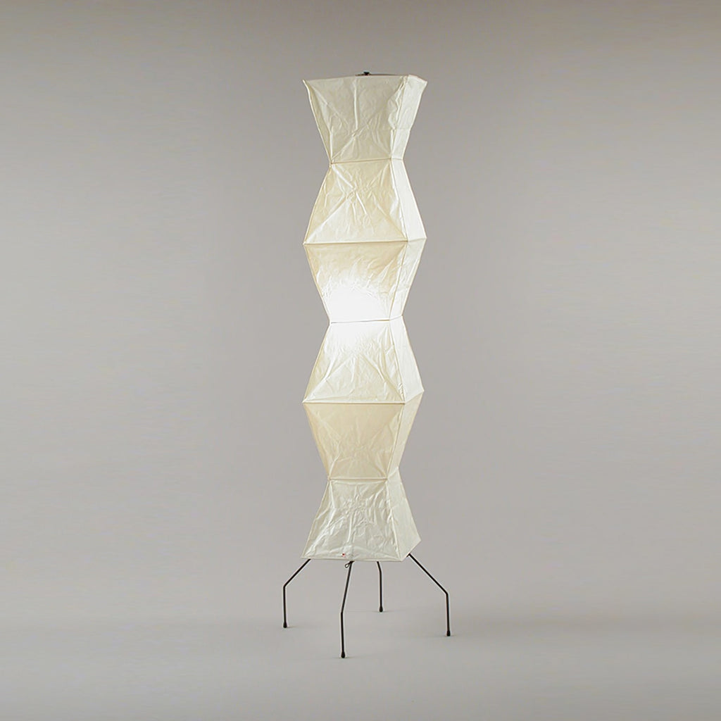 Modern Rice Paper Floor Lamp for Living Room and Bedroom — Halden Lighting