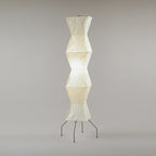 Modern Rice Paper Floor Lamp for Living Room and Bedroom — Halden Lighting