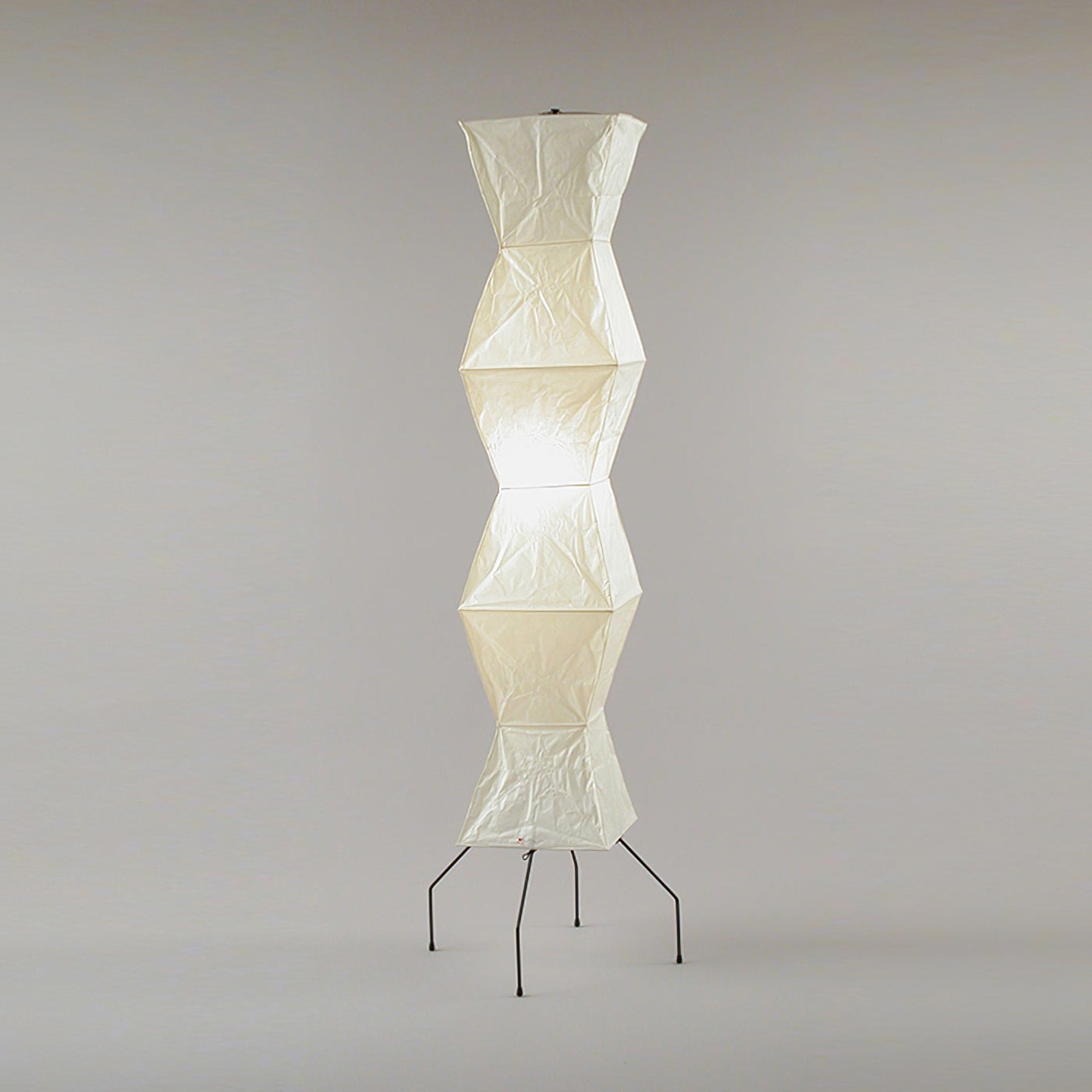 Modern Rice Paper Floor Lamp for Living Room and Bedroom — Halden Lighting