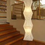Modern Rice Paper Floor Lamp for Living Room and Bedroom — Halden Lighting