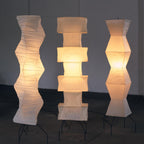 Modern Rice Paper Floor Lamp for Living Room and Bedroom — Halden Lighting