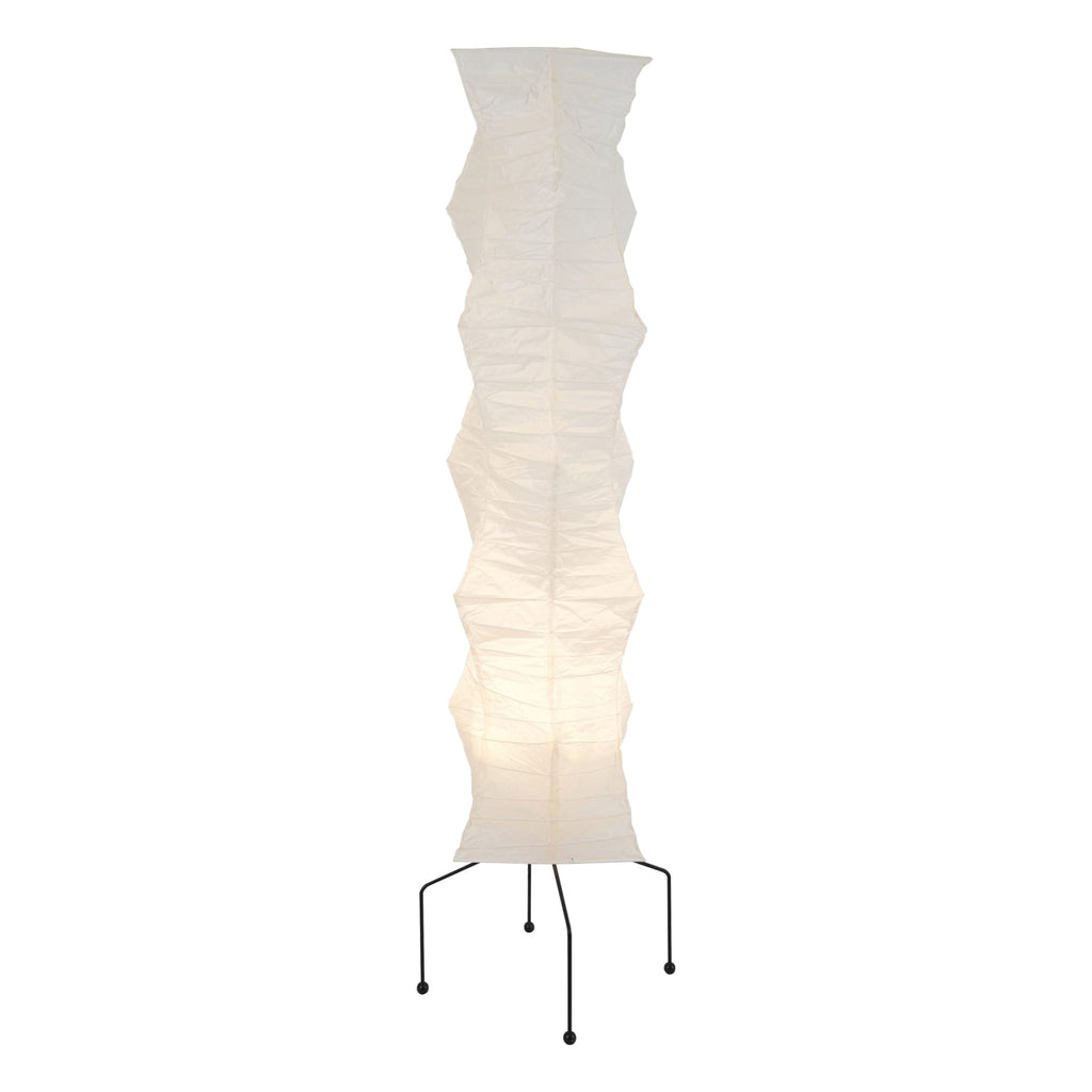 Modern Rice Paper Floor Lamp for Living Room and Bedroom — Halden Lighting