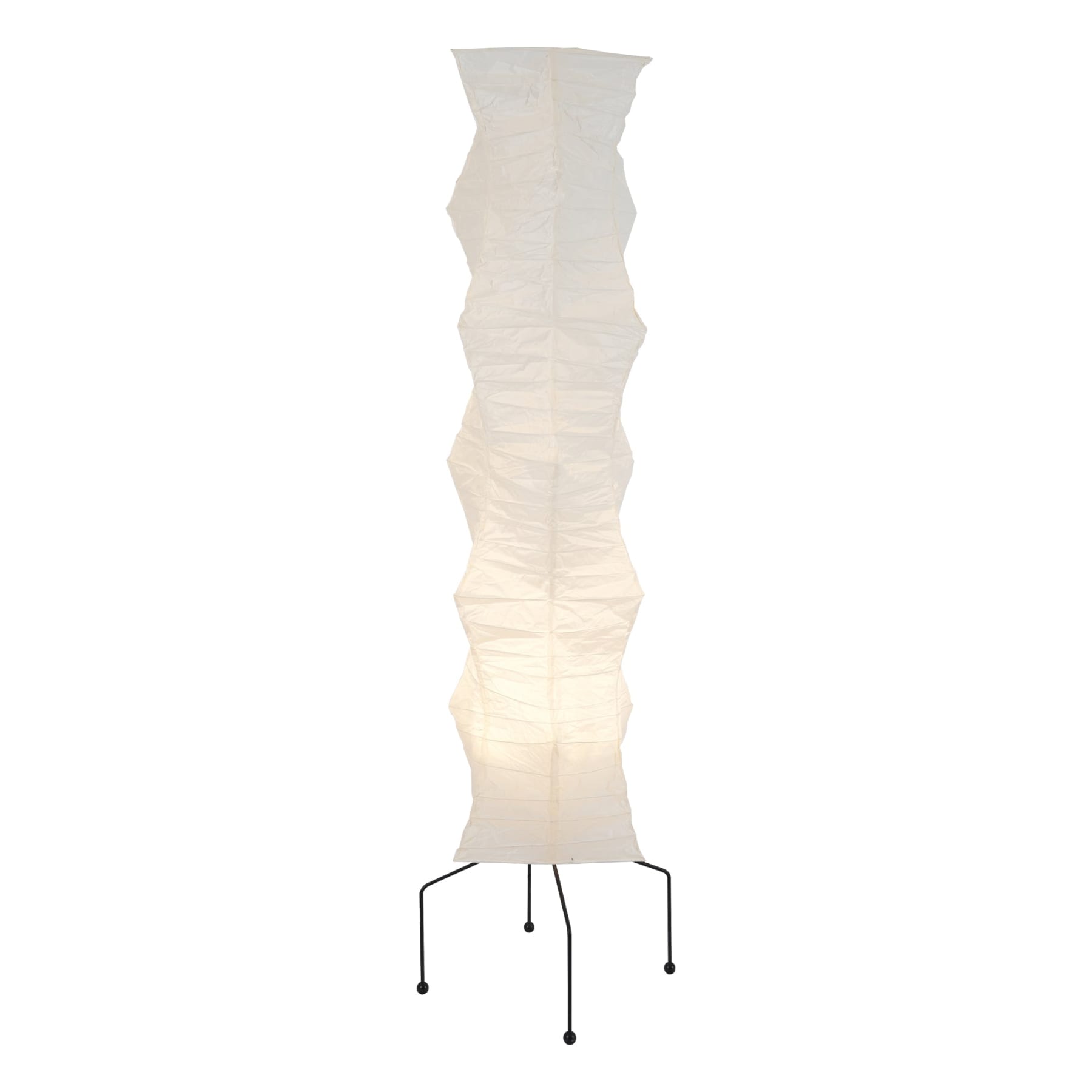 Modern Rice Paper Floor Lamp for Living Room and Bedroom — Halden Lighting