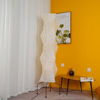 Modern Rice Paper Floor Lamp for Living Room and Bedroom — Halden Lighting