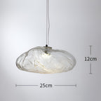 Modern Glass Pendant Light With Warm LED Glow — Halden Lighting