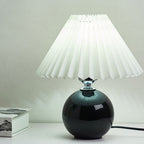 Retro Ceramic Table Lamp With Warm LED Glow — Halden Lighting