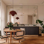Modern Metal Dome Pendant Light With Integrated LED for Kitchen and Dining — Halden Lighting