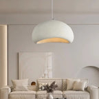 Modern Stone Pendant Light With Matte Finish for Living Room — Halden Lighting