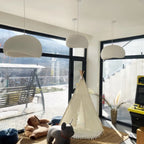 Modern Resin Pendant Light for Living Room and Dining Room — Halden Lighting