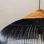 Bohemian Rattan Pendant Light With Warm LED Glow — Halden Lighting
