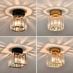 Modern Acrylic Semi-Flush Mount Ceiling Light for Living Room — Halden Lighting